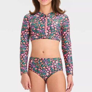 Art Class Spring Time Floral Printed Bikini Set